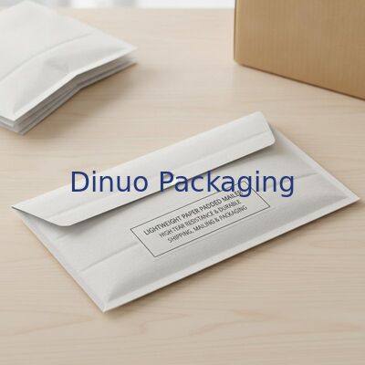 Lightweight Paper Padded Mailer White High Tear Resistance Durable Envelope Suitable for Shipping Mailing and Packaging