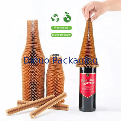 القابلة لإعادة التدوير مخصص مبطن قرص العسل التفاف ورقة كرافت ورقة التعبئة الأكمام