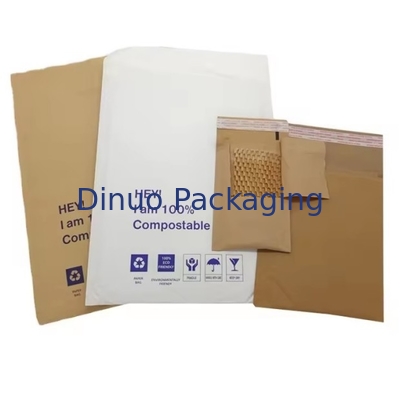 مُحَصَلَةُ عَشْبِيَّةٌ مُحَصَلَةُ ورق كرافت Express Envelope Biodegradable Shockproof Mailers الشحن أكياس البريد