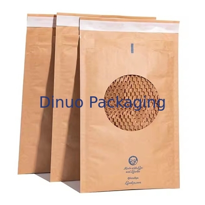 مُحَصَلَةُ عَشْبِيَّةٌ مُحَصَلَةُ ورق كرافت Express Envelope Biodegradable Shockproof Mailers الشحن أكياس البريد