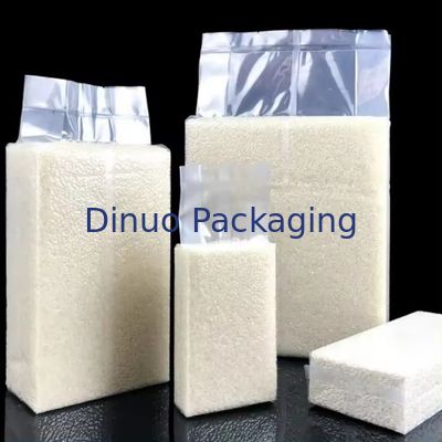 كيس تفريغ شفاف مع طباعة حبوب متنوعة