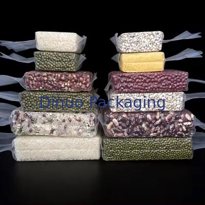 كيس تفريغ شفاف مع طباعة حبوب متنوعة