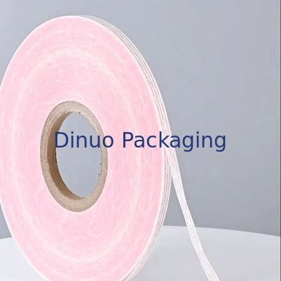 شريط إغلاق الحقائب القابل للإزالة وإعادة الإغلاق بغشاء HDPE مزدوج الجوانب من ورق الزجاج مع جودة عالية