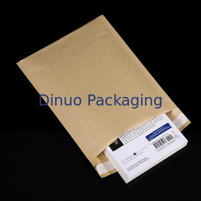 Self-sealing Closure Type and Low Density Polyethylene Inner Materials Kraft Poly Bubble Wraps for Secure Packaging