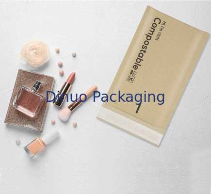 Self-sealing Closure Type and Low Density Polyethylene Inner Materials Kraft Poly Bubble Wraps for Secure Packaging