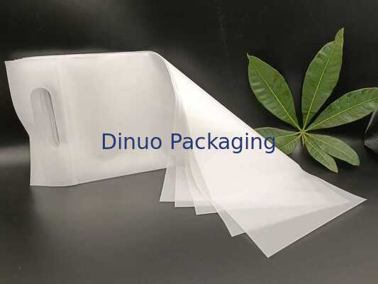 أكياس بسحاب قابلة لإعادة الإغلاق من مادة CPE المتينة والمقاومة للرطوبة مع مقبض للطعام والأشياء الصغيرة