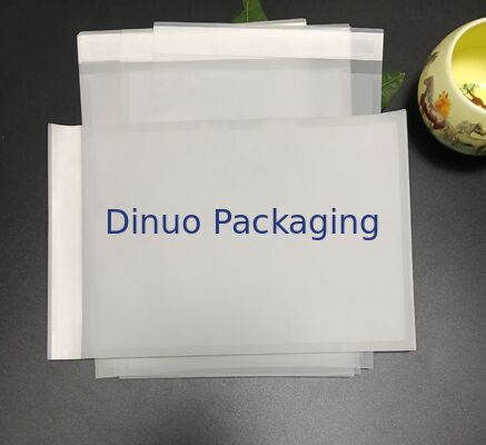 أكياس ورق زجاجية قابلة للتسميد ثلاثي الجانب الختم الذاتي الختم الدهون المقاومة للحرارة للحرف والعناصر الصغيرة