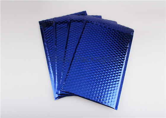 مغلفات فقاعة معدنية مقاومة للماء الأزرق مبطن مغلفات 8.5 "X14.5" # 3