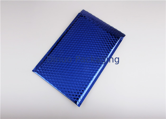 مغلفات فقاعة معدنية مقاومة للماء الأزرق مبطن مغلفات 8.5 "X14.5" # 3