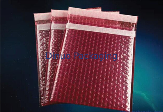 متعددة الوظائف بولي فقاعة بريدية اللون الأحمر 7.25 "X12" # 1 الحجم قابلة للتحلل
