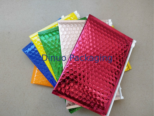 أكياس فقاعة ماء سحاب / الأخضر المجسم لامع الثلاثية الأبعاد 300x250mm Ziplock احباط بريدية